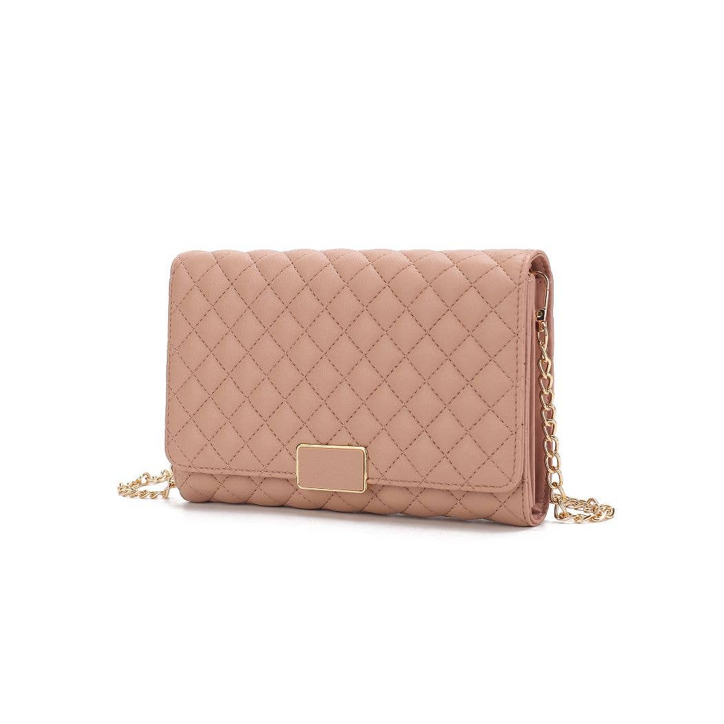 Gretchen Quilted Women Envelope Clutch Crossbody by Mia K