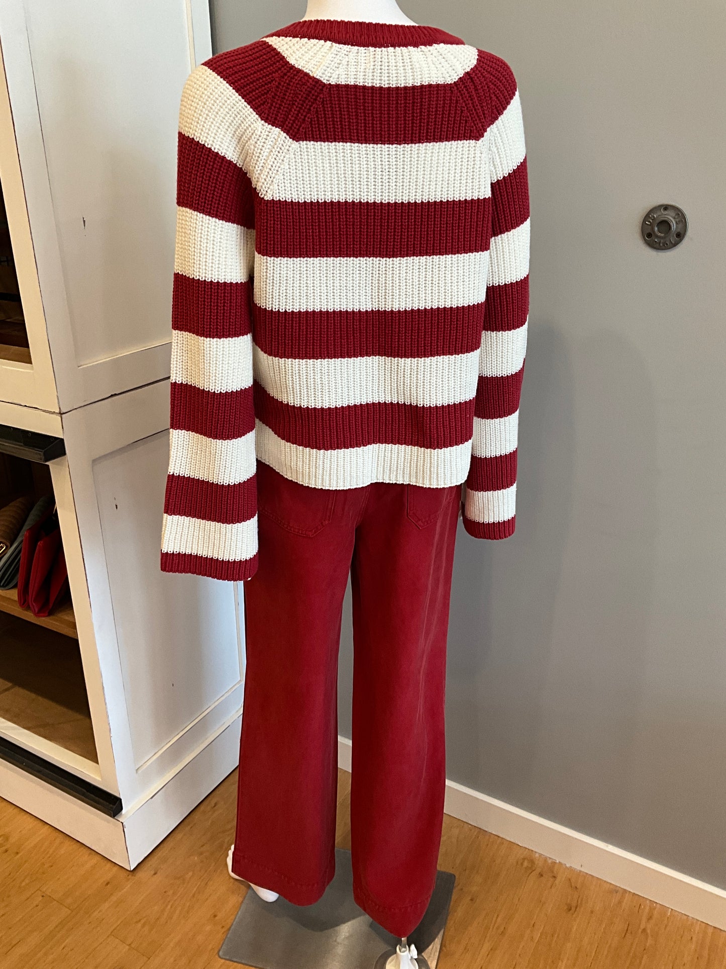 Alyx Red High Rise Flare Pant