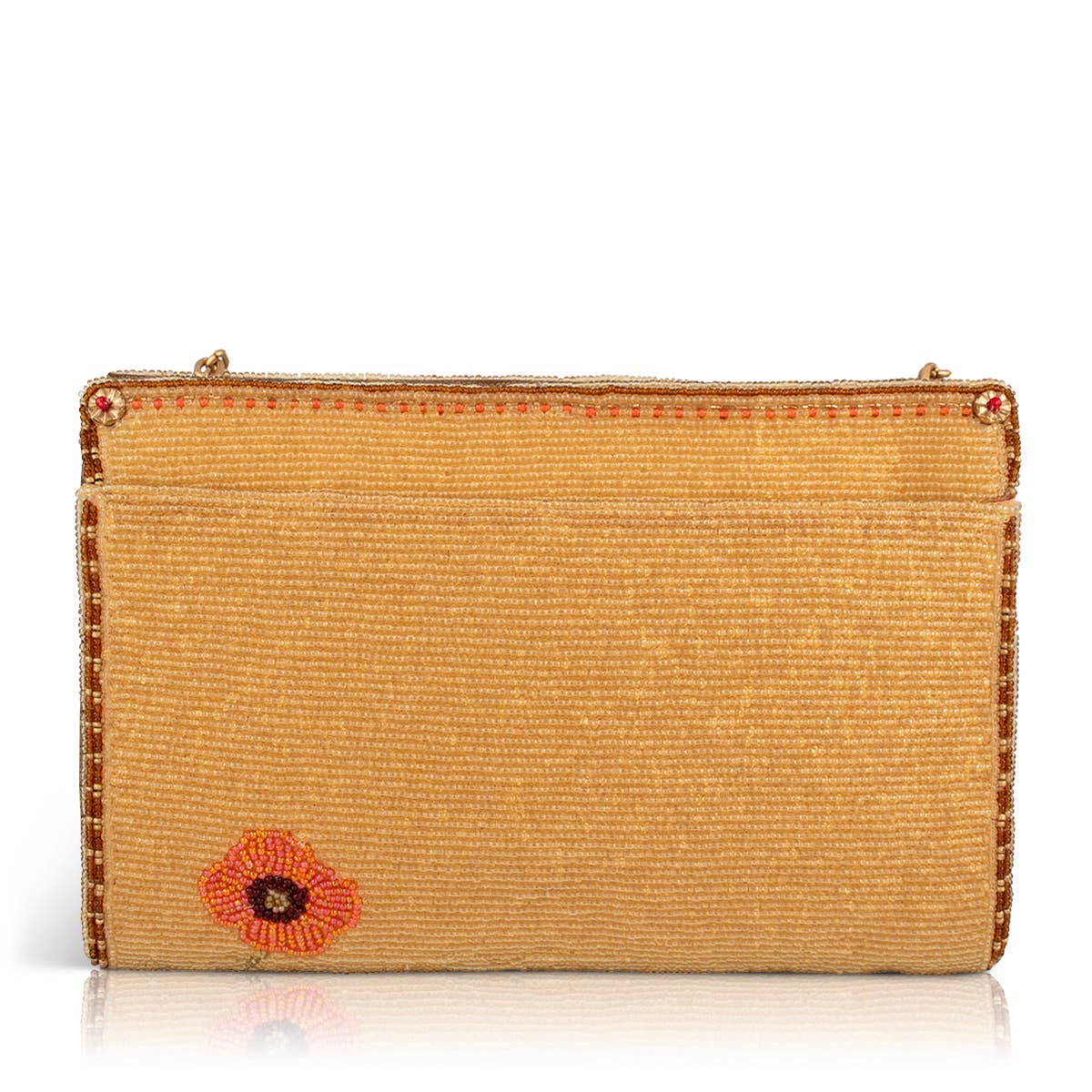 Pure Poppy beaded floral crossbody bag