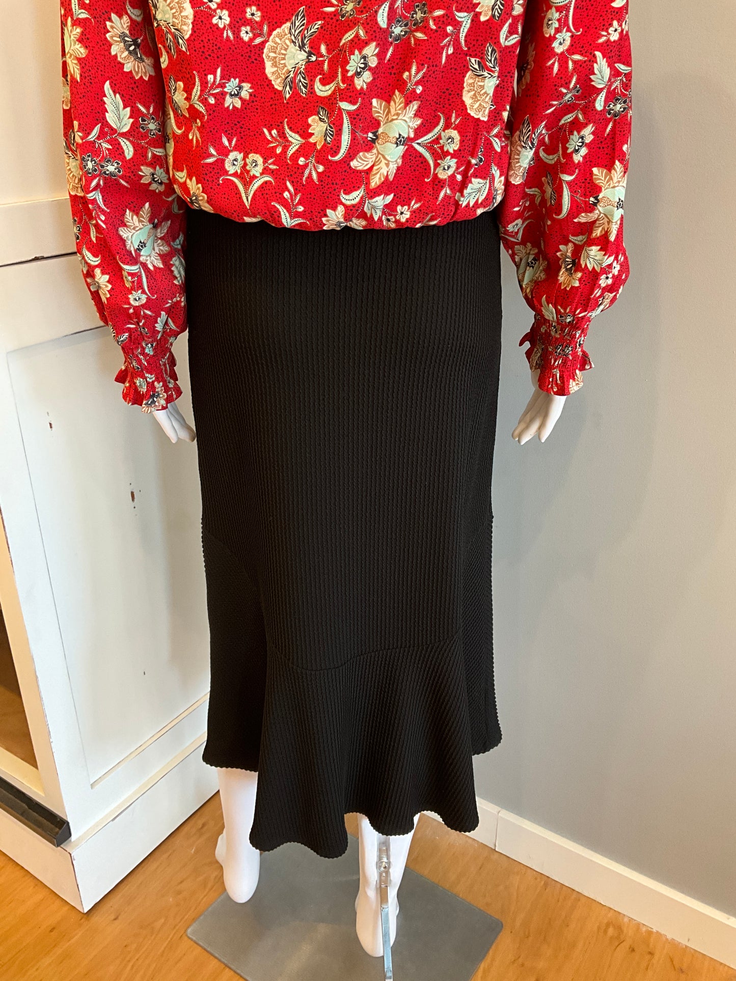 Urban Ribbed Maura Midi Skirt