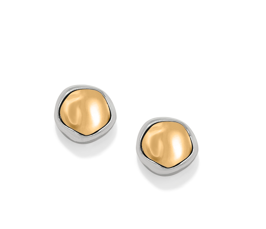 Cascade Round Post Earrings