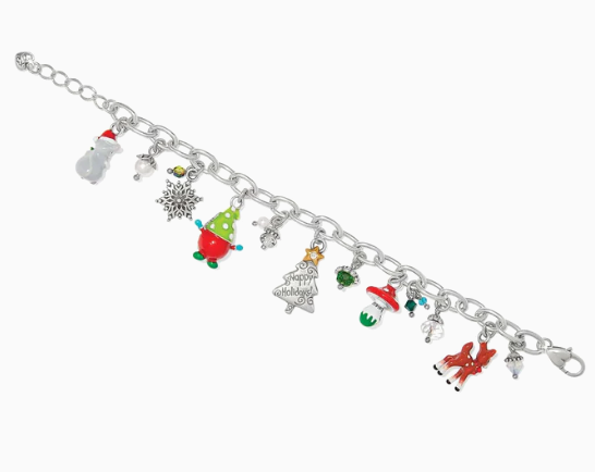 Christmas Forest Charm Bracelet