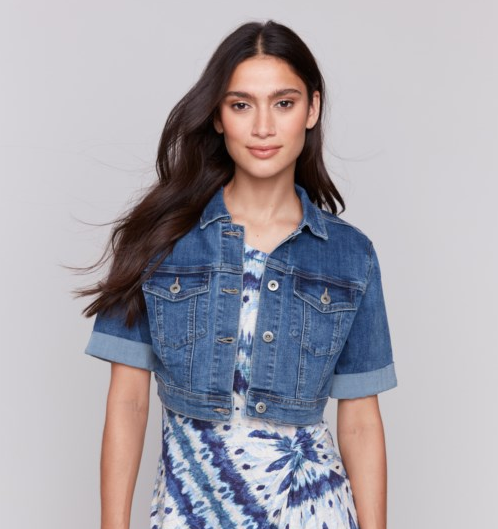 Cropped Demin Jacket