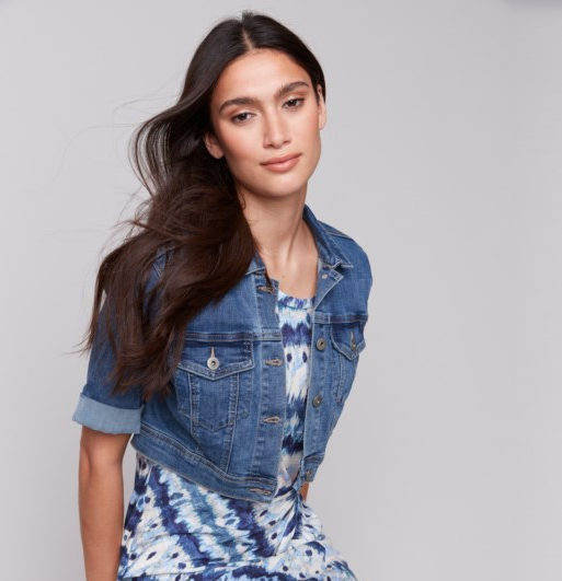 Cropped Demin Jacket