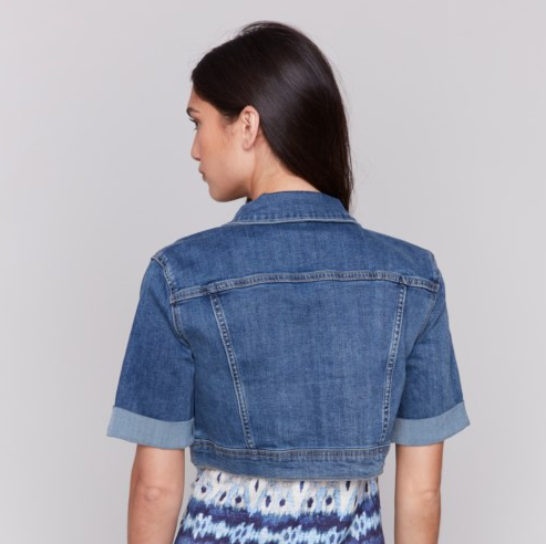 Cropped Demin Jacket