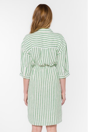 JENNEVA ELBOW SLV SHIRT DRESS