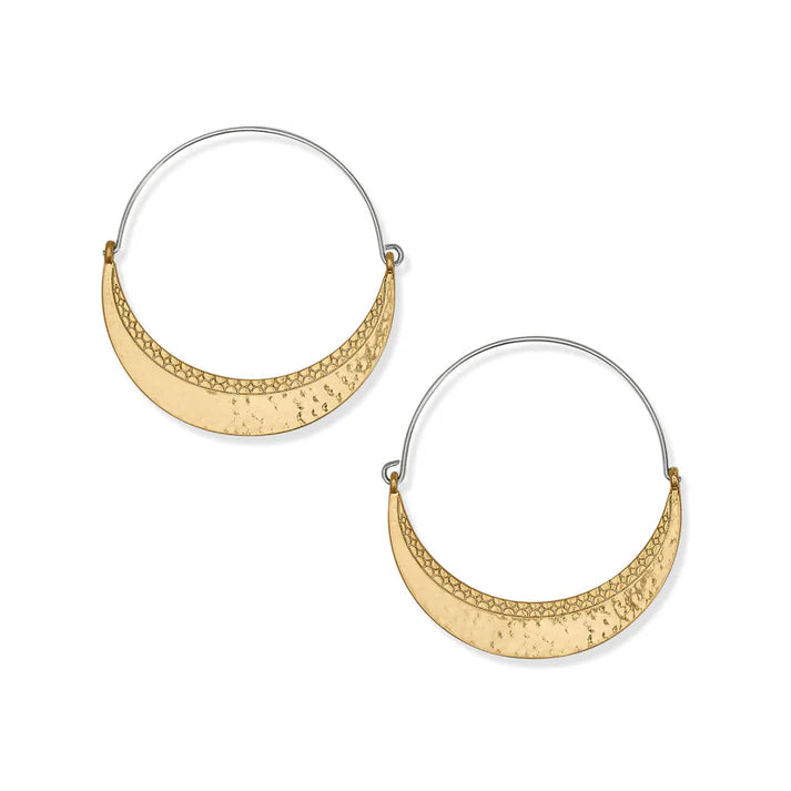 Palm Canyon LRG Gold Hoop