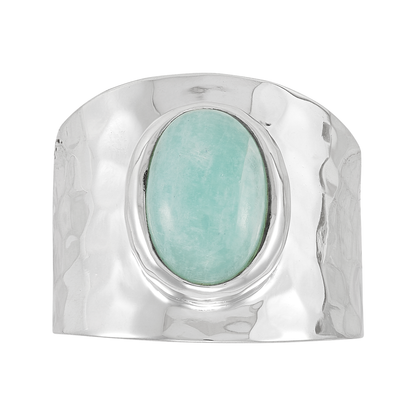Silpada 'All About Her' Sterling Silver Amazonite Ring