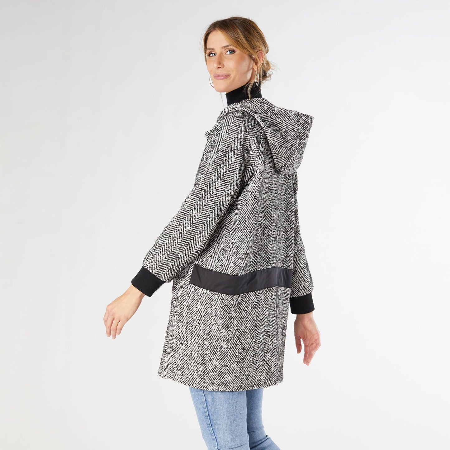 Thena Relaxed Hooded Cardigan