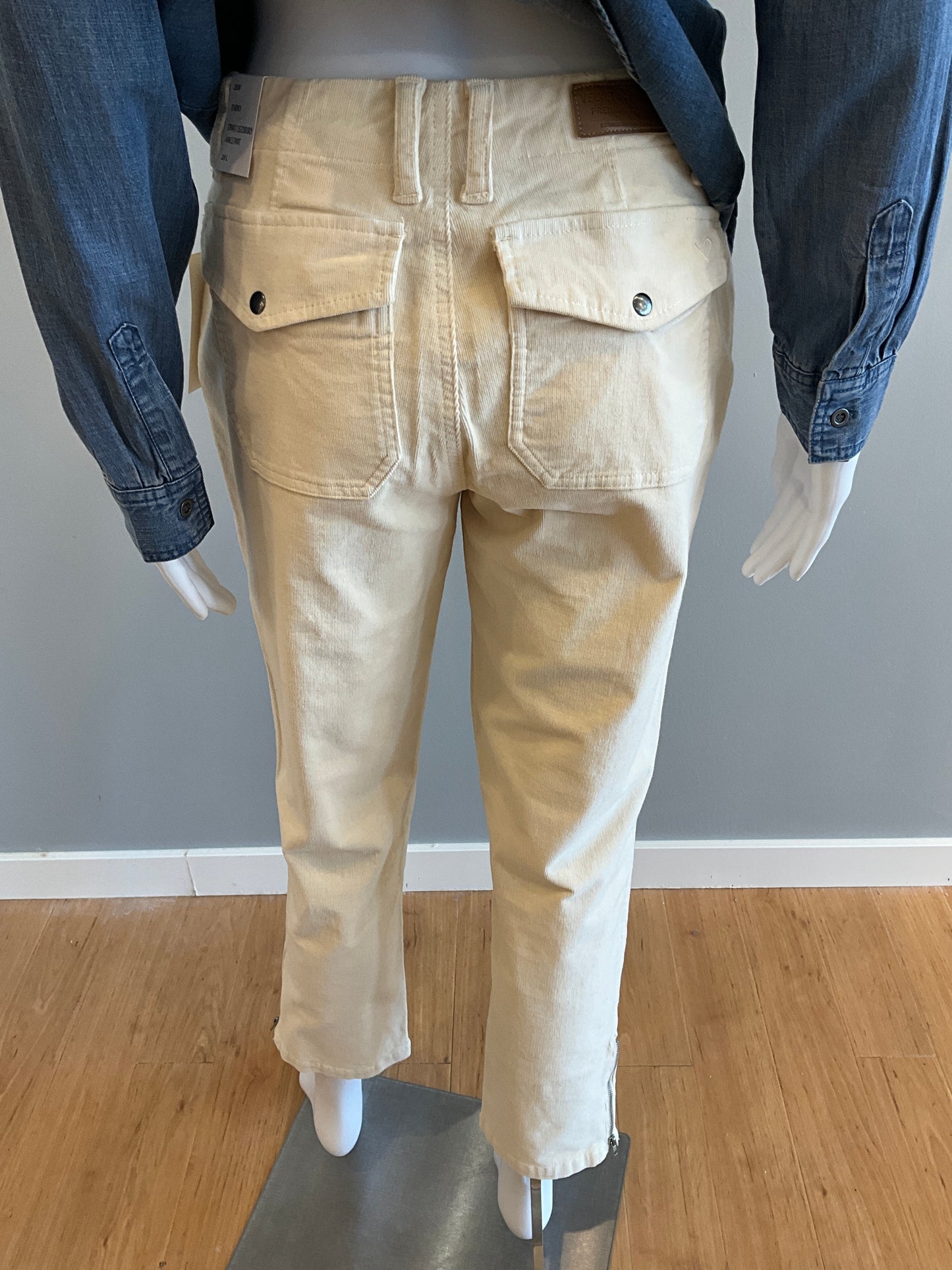 EVERLY STRAIGHT LEG IVORY PANT