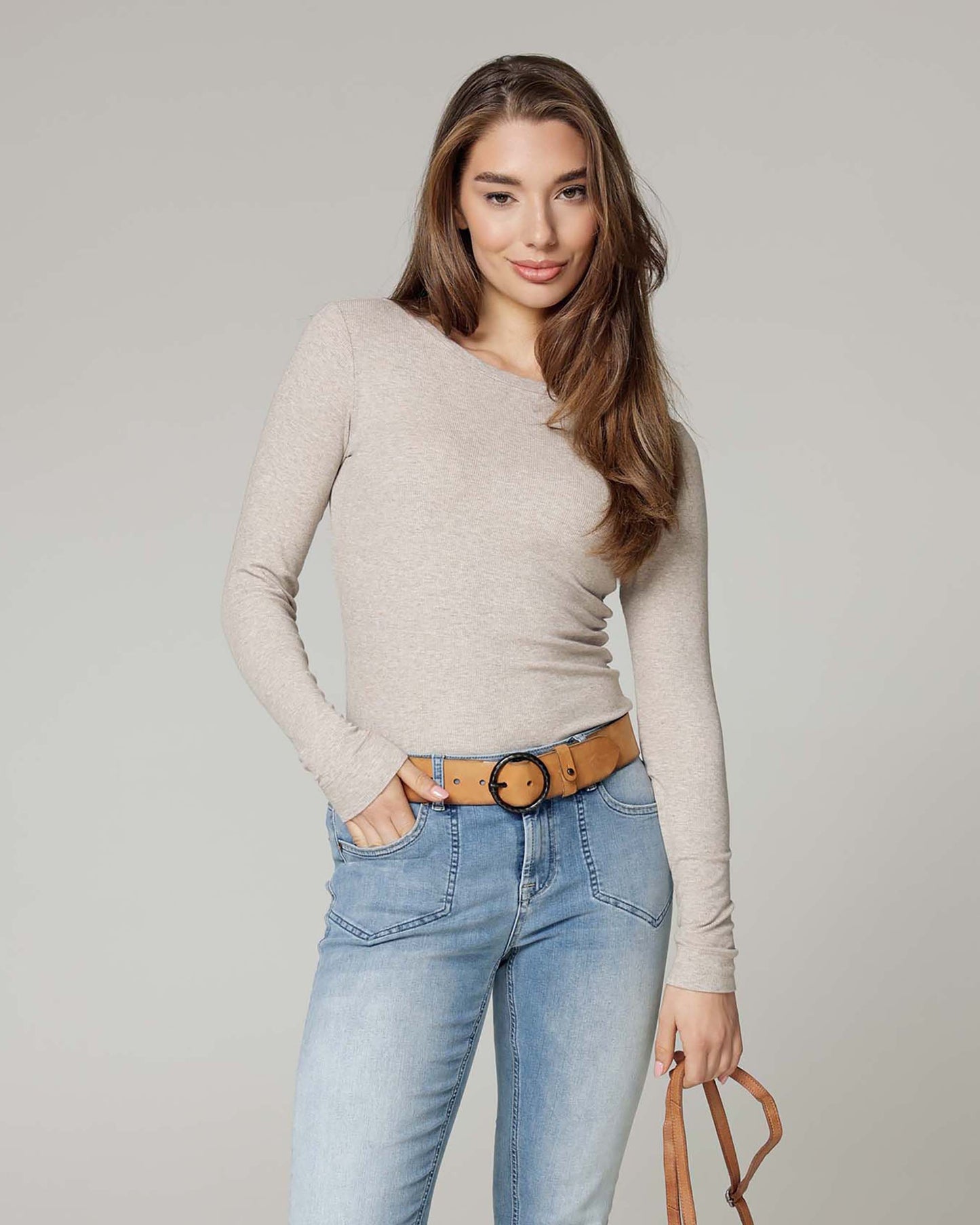Vintage Full-Grain Leather Belt