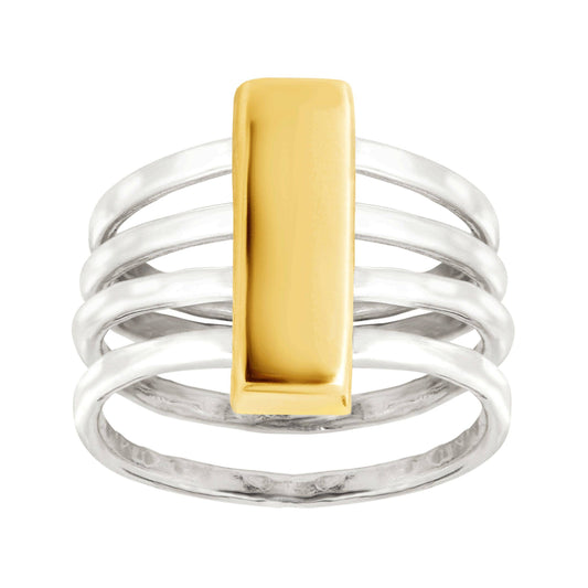 Silpada 'Agility' Ring in Sterling Silver and Brass