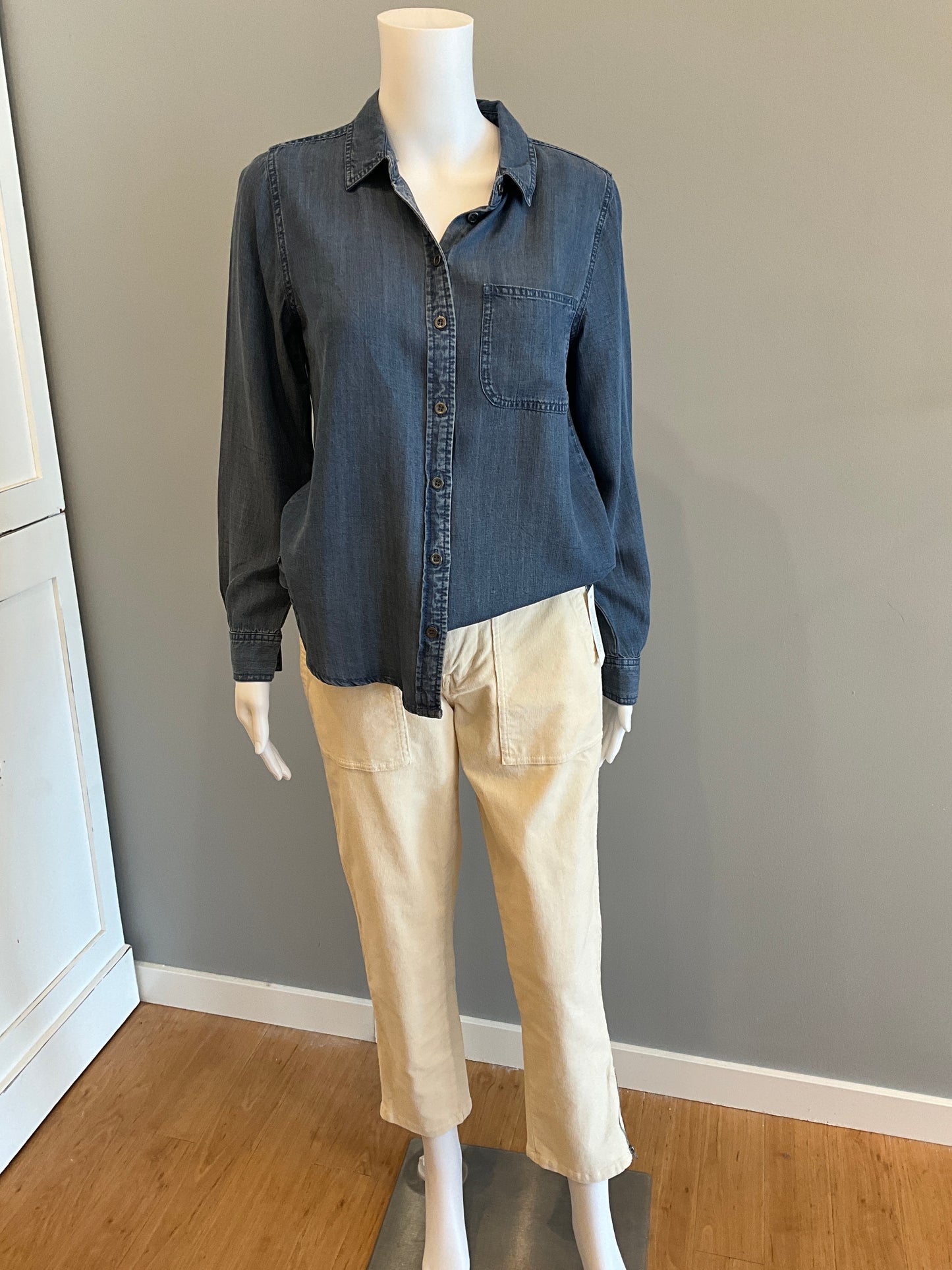 EVERLY STRAIGHT LEG IVORY PANT
