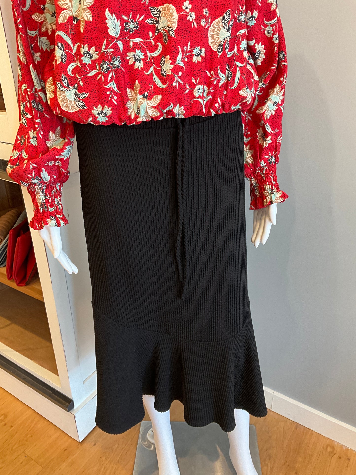 Urban Ribbed Maura Midi Skirt