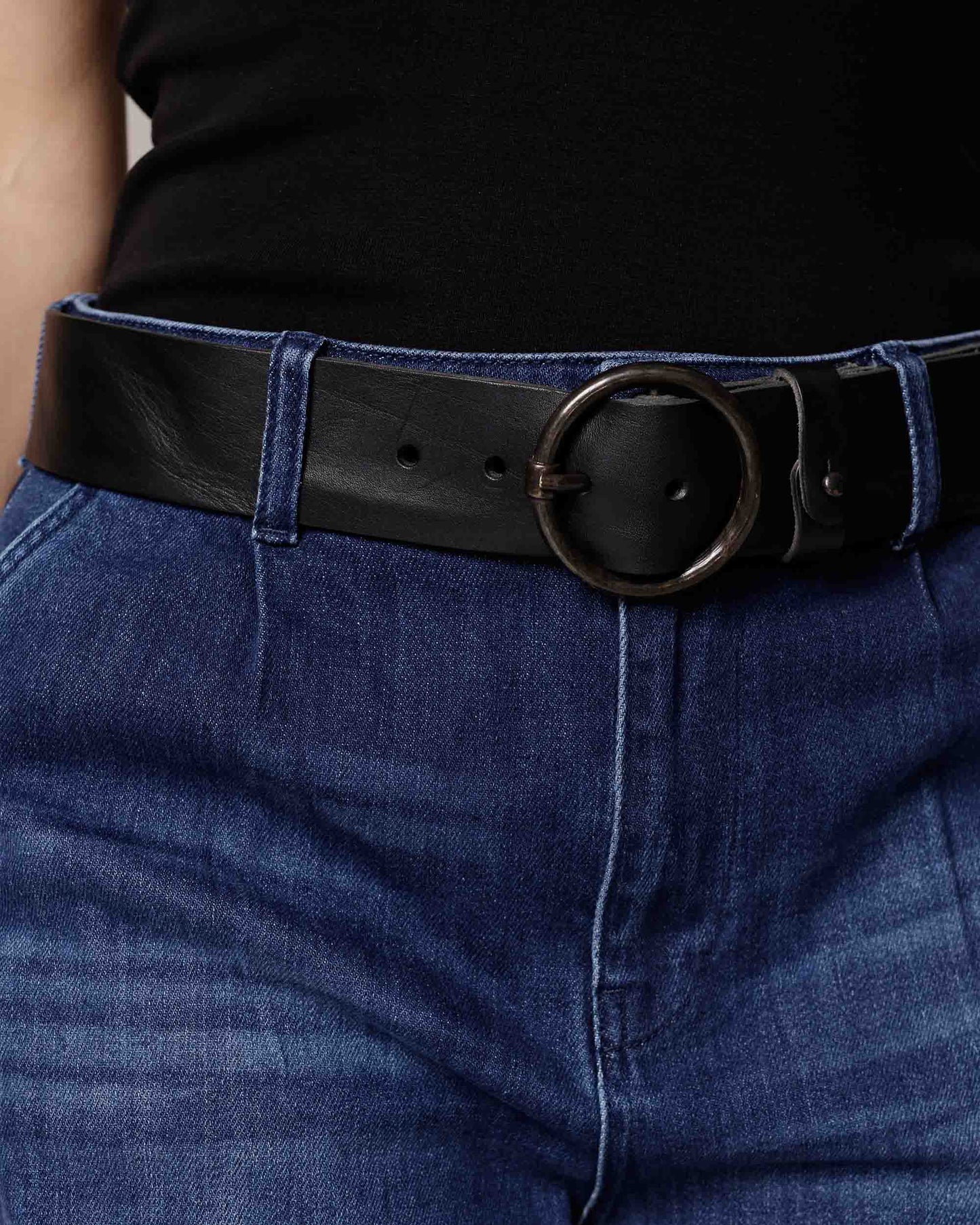 Vintage Full-Grain Leather Belt