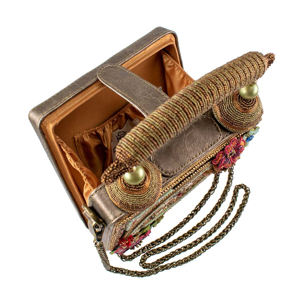Time Top Handle Clock Handbag