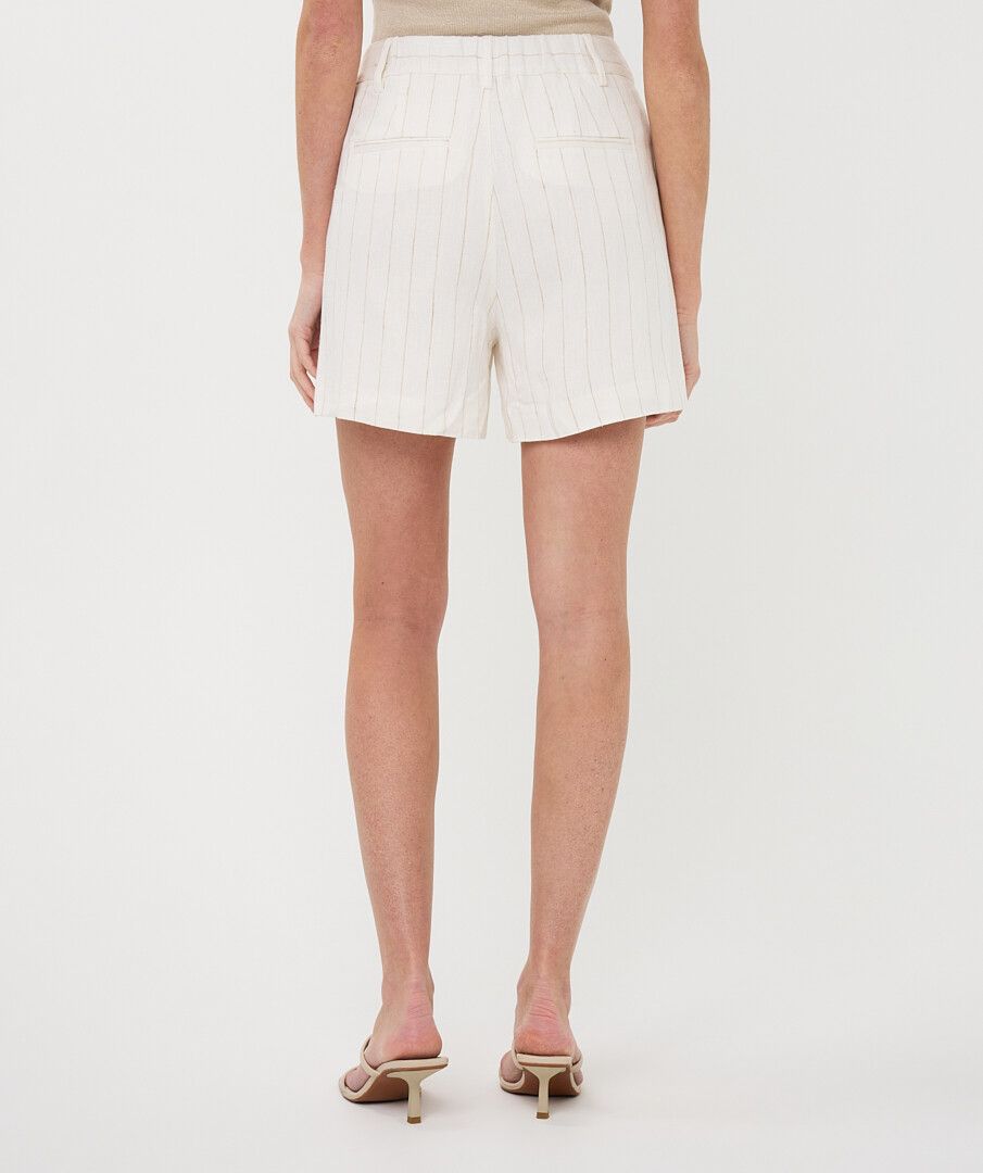 Esqualo Striped Linen Shorts