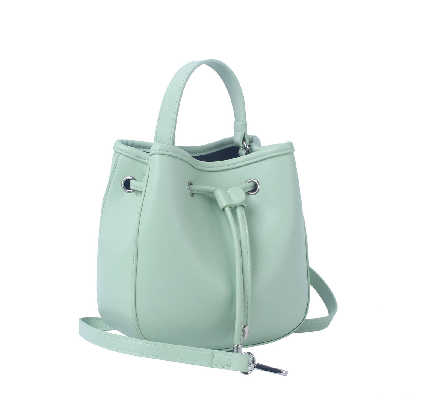 Draw string mini tote bag