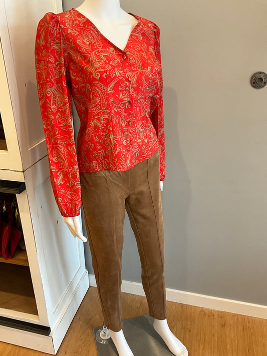 SUEDE PANT BISCUT