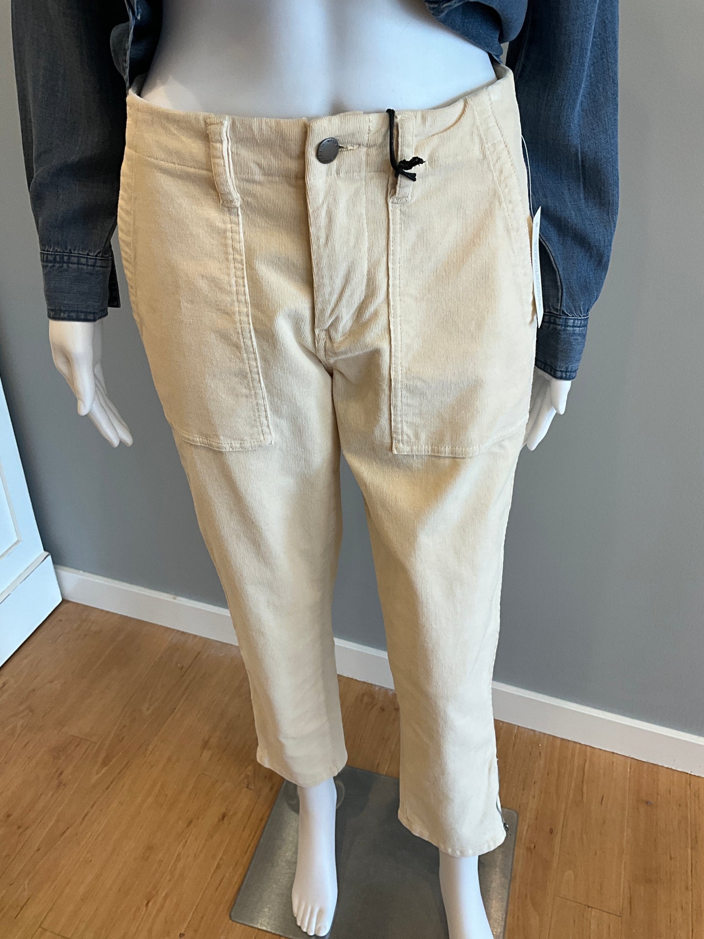 EVERLY STRAIGHT LEG IVORY PANT