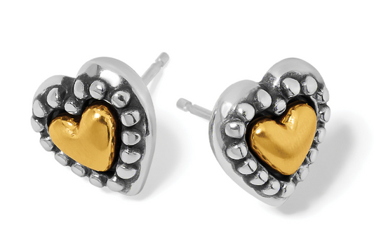 Marci Heart Post Earrings