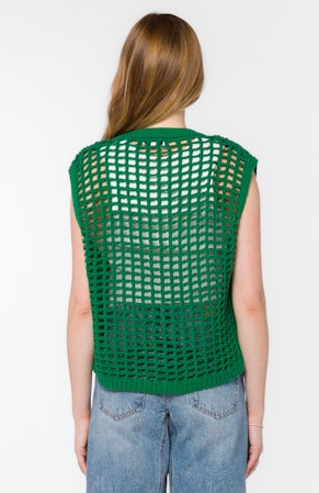 WREN SLVLESS KNIT VEST