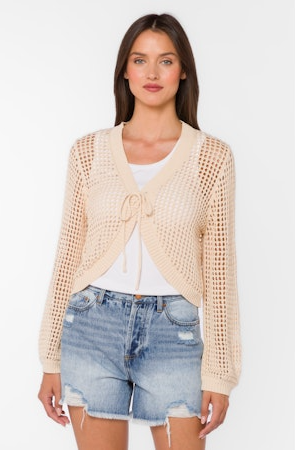 TOVEY LONG SLV CARDI