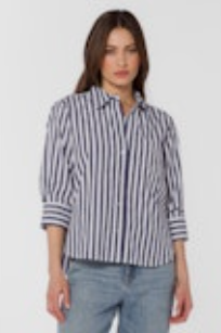 VALENCIA STRIPED BLOUSE