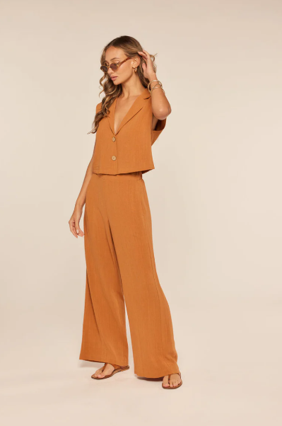 LINEN CHAIL VEST