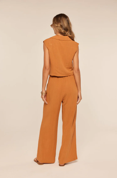 LINEN CHAIL VEST