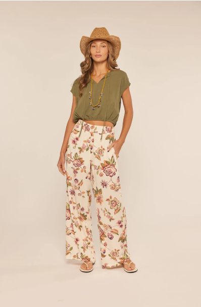 RAYON BETTINA PANT CREAM