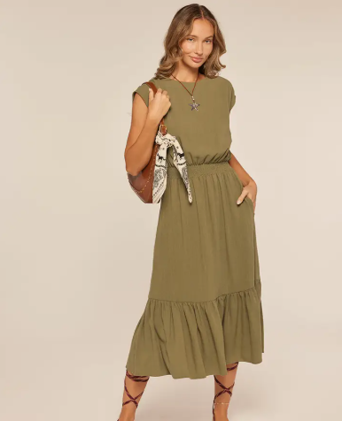 LINEN ROSEMARY DRESS