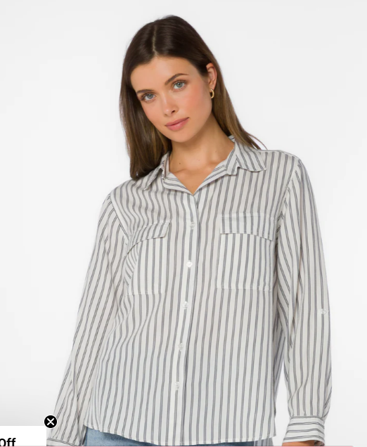 Talma Roll Tab Slv Top
