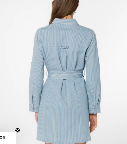 Joylynn Rolled Tab Sl Dress