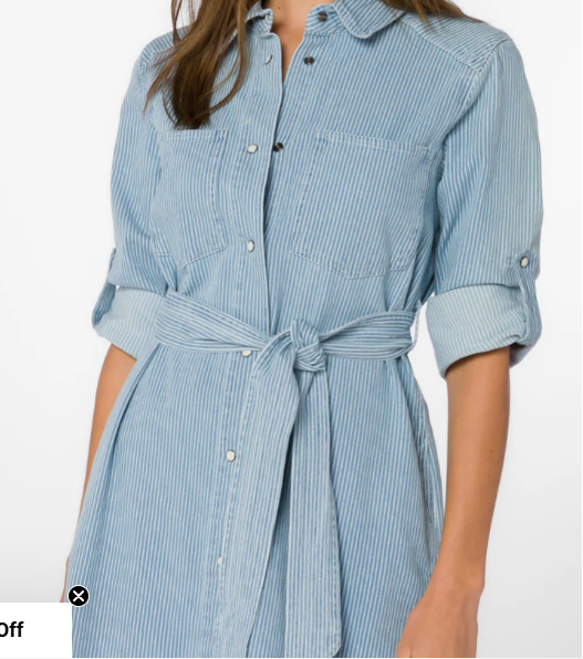 Joylynn Rolled Tab Sl Dress