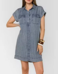 VH STARLA SHORT SLV MALIBU DRESS