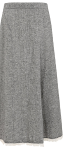 Foil Ntrl Saltnpepper Skirt