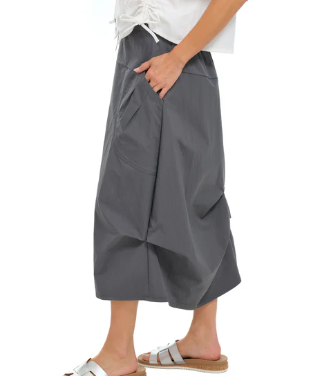 In Tucks Skirt Slate