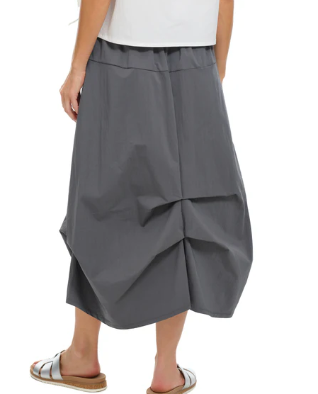 In Tucks Skirt Slate