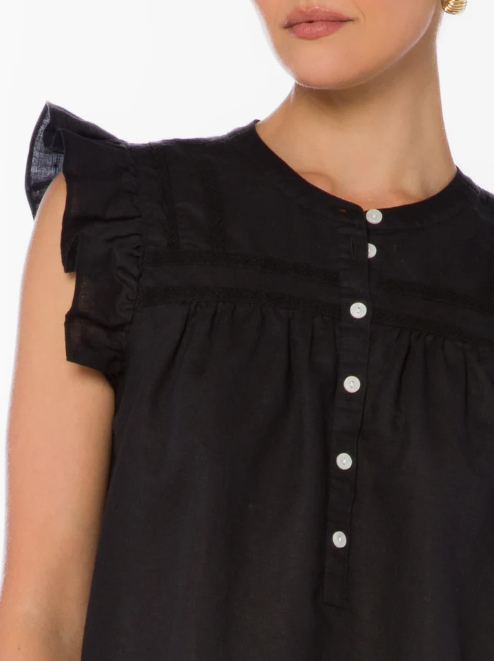 VH BECKETT FLUTTER BLACK TOP