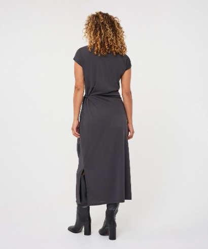 ES LONG WASIT TIE DRESS