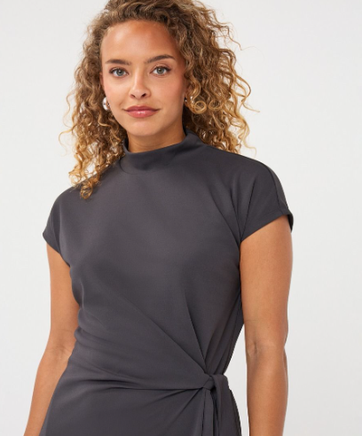 ES LONG WASIT TIE DRESS