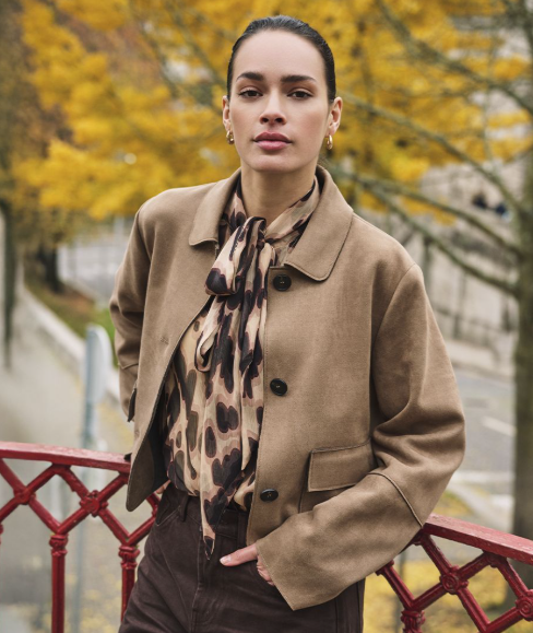 ES SAND SUEDE JACKET