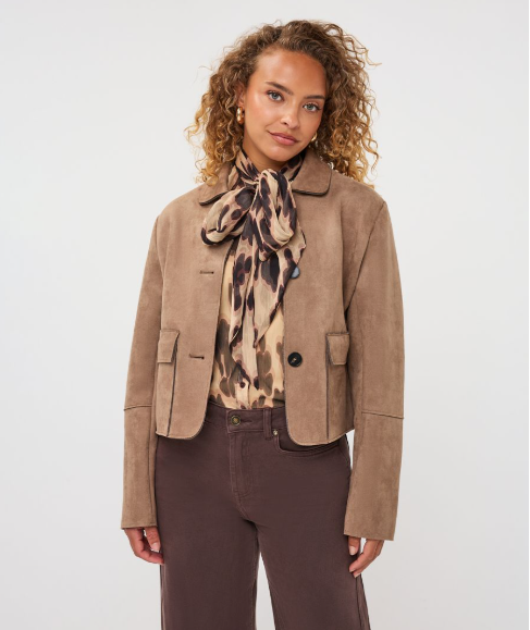 ES SAND SUEDE JACKET