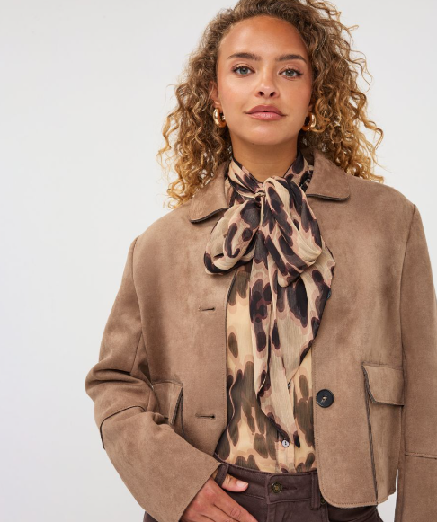 ES SAND SUEDE JACKET