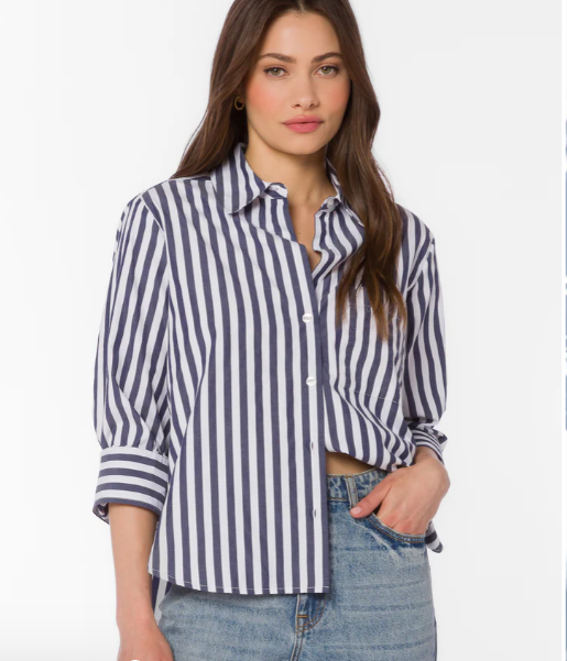 VALENCIA STRIPED BLOUSE