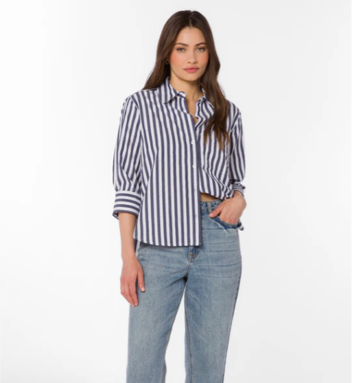 VALENCIA STRIPED BLOUSE