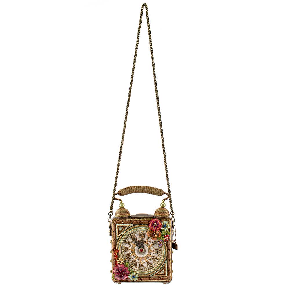 Time Top Handle Clock Handbag