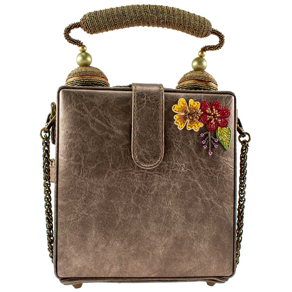 Time Top Handle Clock Handbag